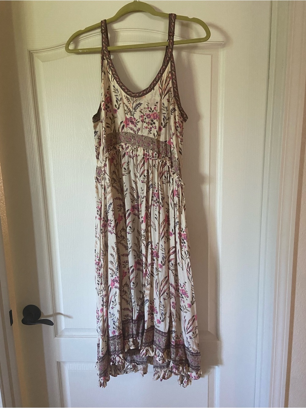 Spell & The Gypsy Collective Maisie Dress | White Pink Floral | Size XL - Picture 7 of 10